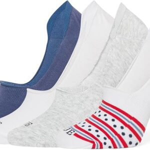 HUE Women's Sneaker Liner Socks (4-Pack)