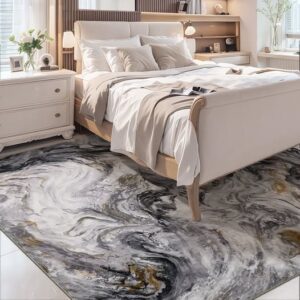 SIXHOME 8'x10' Area Rugs for Living Room Marble Swirl Abstract Rug