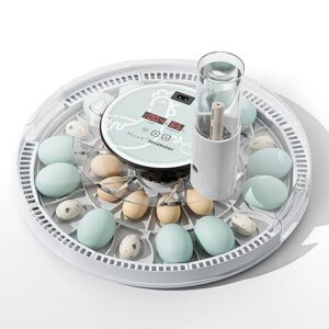 MeeF incubators for Hatching 28 Eggs,Independent atomizing humidifier