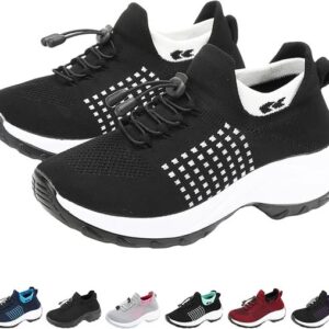 Non Slip Work Shoes Women Nurse Slip On Breathable Casual Sneakers