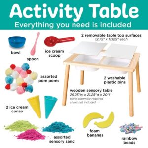 Creativity for Kids Deluxe Sensory Table: Ice Cream Shop, Activity Table for Toddlers