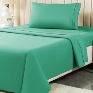 MISSQ Twin XL Size Bed Sheets Set - Cooling, Extra Soft, Wrinkle & Fade Resistant, Hypoallergenic
