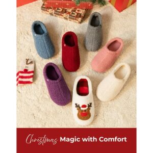 HomeTop Women's Cozy Memory Foam Loafer Slippers Indoor Outdoor