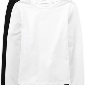 The Children's Place Girls' Basic Short Sleeve Layering Tee