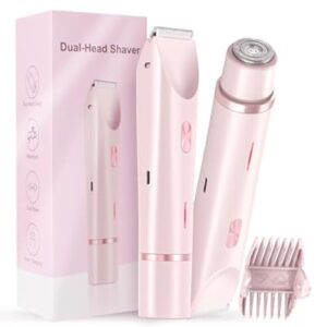 Women Bikini Trimmer, Dual-Head Hair Trimmer for Women