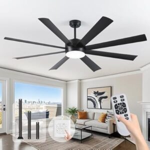 72 Inch Ceiling Fans with Lights, Ceiling Fans with Lights and Remote