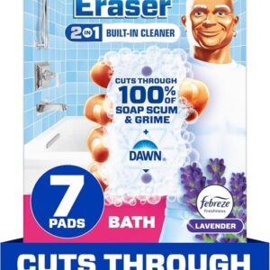 Mr. Clean Magic Eraser Sponge, Bathroom Cleaner, Shower Cleaner, Tub Cleaner