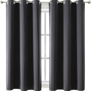 ChrisDowa Grommet Blackout Curtains for Bedroom and Living Room
