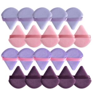 BS-MALL Triangle Puffs, Makeup Sponge Set 20 Pieces