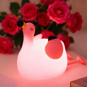Flamingo Cute Night Light, Squishy Lamp Flamingo Decor