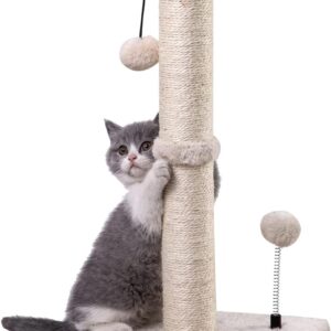 MECOOL Cat Scratching Post Premium Basics Kitten Scratcher Sisal Scratch Posts