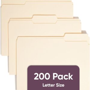 Smead File Folders Letter Sized, 1/3-Cut Tab