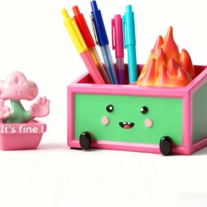 Dumpster Fire Desk Accessories Inspirational Gifts
