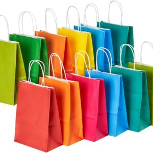 RACETOP 32 Pack Small Paper Gift Bags with Handles