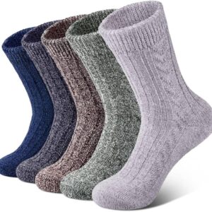 Loritta Wool Socks for Women, Winter Warm Stocking