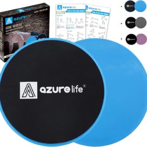 Exercise Core Sliders, Dual Sided Exercise Gliding Discs Use on Carpet