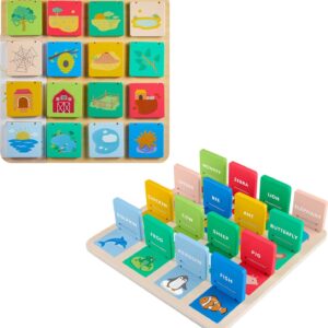 Fisher-Price Wood Preschool Toy Lift & Reveal Board