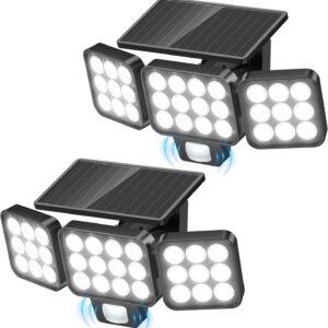 WdtPro Solar Lights Outdoor Flood Light
