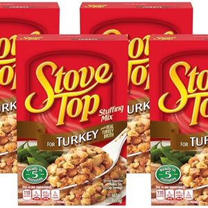 Stove Top Turkey Stuffing Mix (6 oz Box) (Pack of 4)