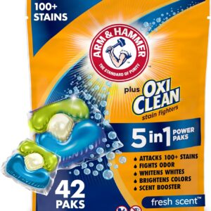 Arm & Hammer Plus OxiClean 5-in-1 Laundry Detergent Power Paks