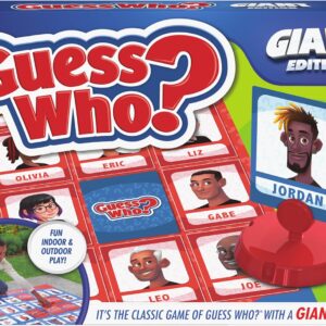 Spin Master Games, Guess Who? Giant Edition, Family Game for Indoor & Outdoor