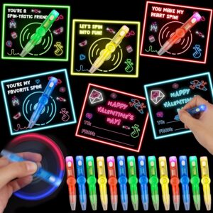 24 Pack Valentines Day Gifts for Kids Classroom Fidget Pen Toys