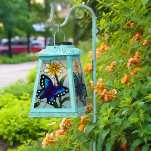 Butterfly Solar Lantern with Shepherd Hook