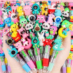 60 PCS Mini Multicolor Pen in One, Multicolor Pens Bulk