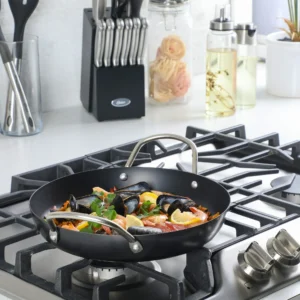 Oster  11-inch Carbon Steel Paella Fry Pan Walmart