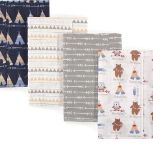 Luvable Friends Unisex Baby Cotton Flannel Burp Cloths