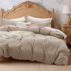 Essential Bedsure Super Soft Prewashed Duvet Cover Set 109gsm GentleSoft