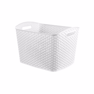 Y-Weave XL Curved Decorative Storage Basket - Brightroom
