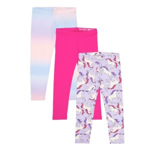 Wonder Nation Girls Kid Tough Leggings, 3-Pack ONLY $5.62