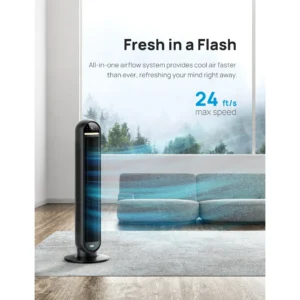 Dreo Tower Fans for Home, 36" Standing Floor Fan with Remote