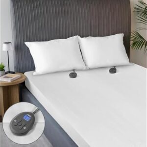 Sunbeam Electric Heated Mattress Pad Restful Quilted Extra-Cozy Fabric 12 Heat Settings ONLY $38..99
