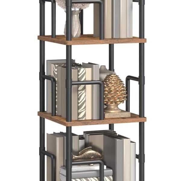 5-Tier Rotating Bookshelf