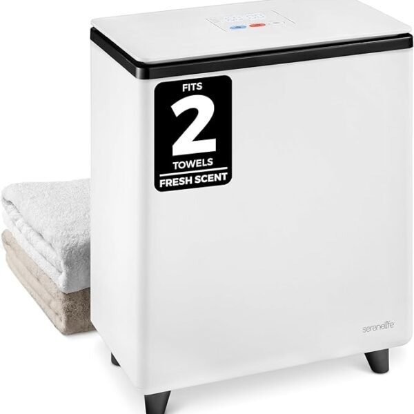 SereneLife Rectangular Towel Warmer Bucket