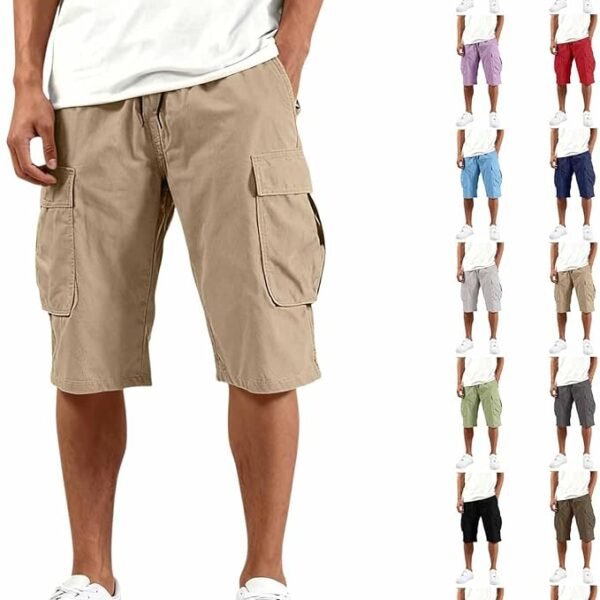 Cargo Shorts for Men Plus Size Stretch Baggy