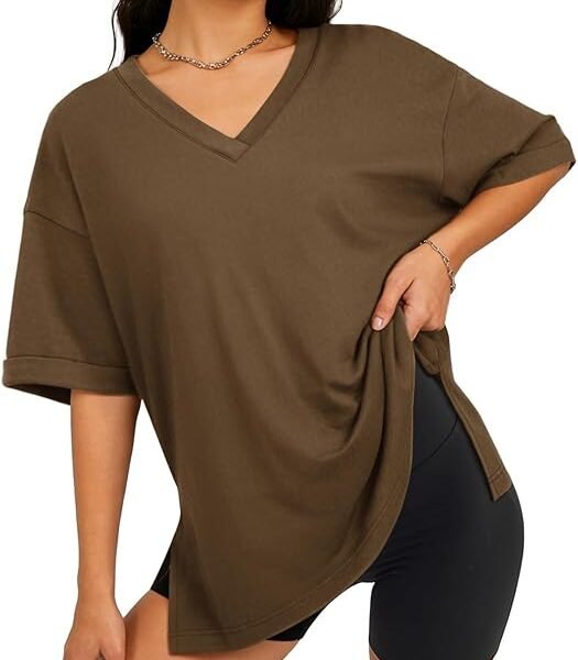 ATHMILE Oversized Tshirts for Women Summer