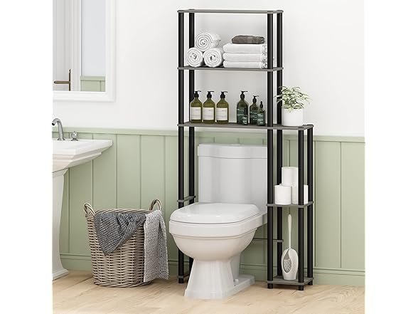 Woot Furinno Turn-N-Tube Over The Toilet Storage