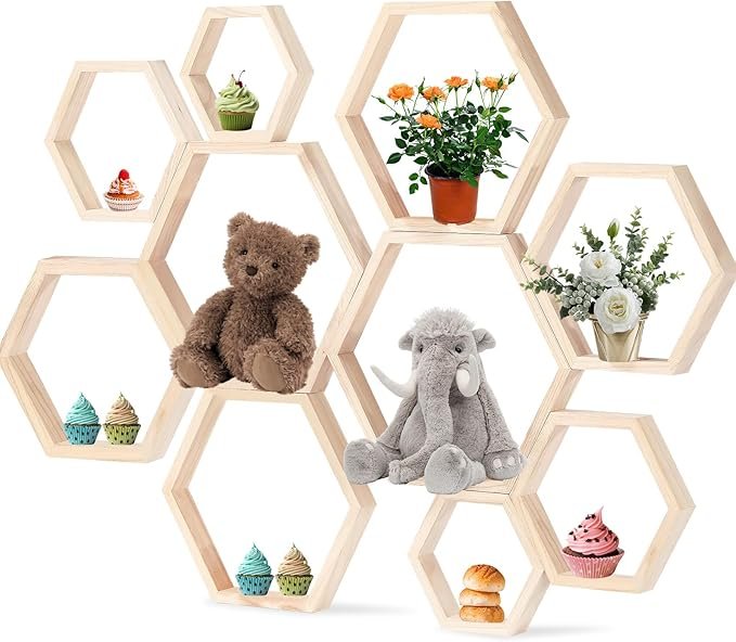 10 Pcs Honey Comb Decorations