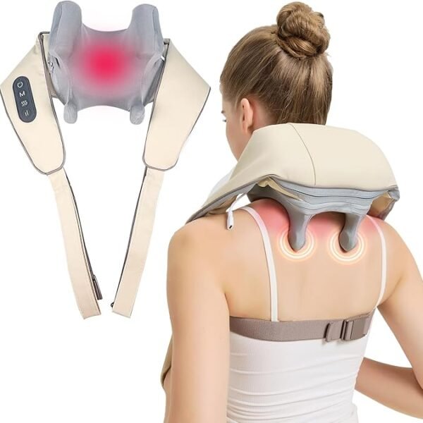4D Wireless Deep Tissue Kneading Neck Massager