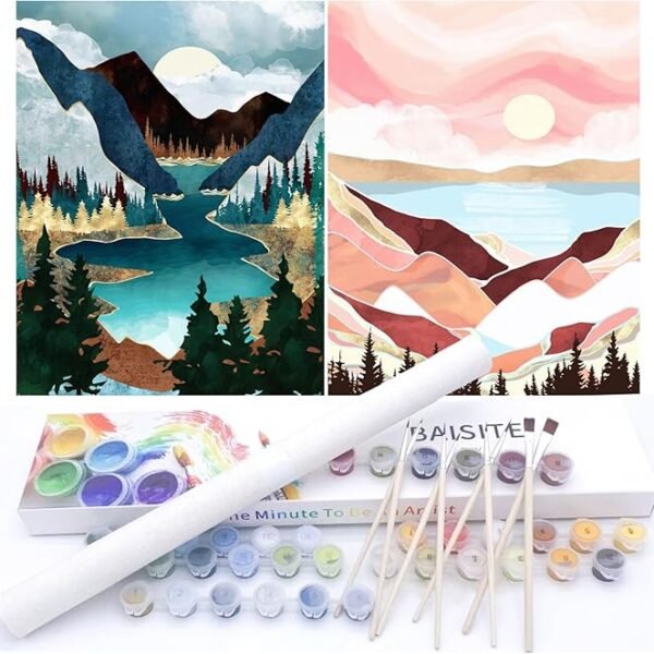 BAISITE Paint by Numbers Kit for Adults Beginners