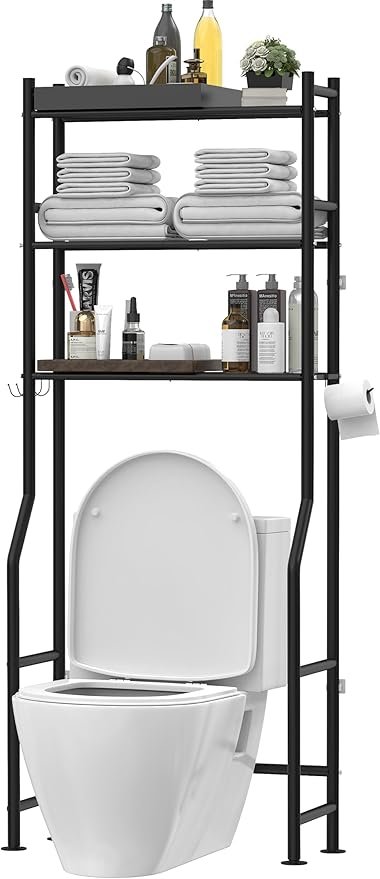 3-Tier Over The Toilet Storage, Freestanding