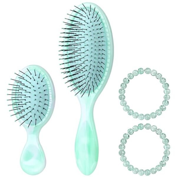 Detangler & Mini Hair Brush Set