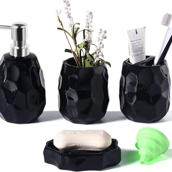 Ceramic Bathroom Accessories Set 4 PCS