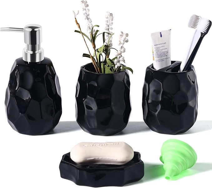 Ceramic Bathroom Accessories Set 4 PCS