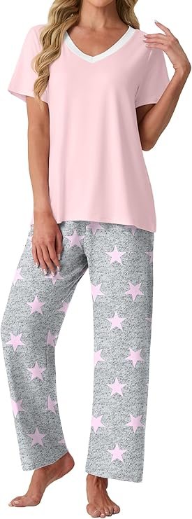 PrinStory Pajamas for Women Set