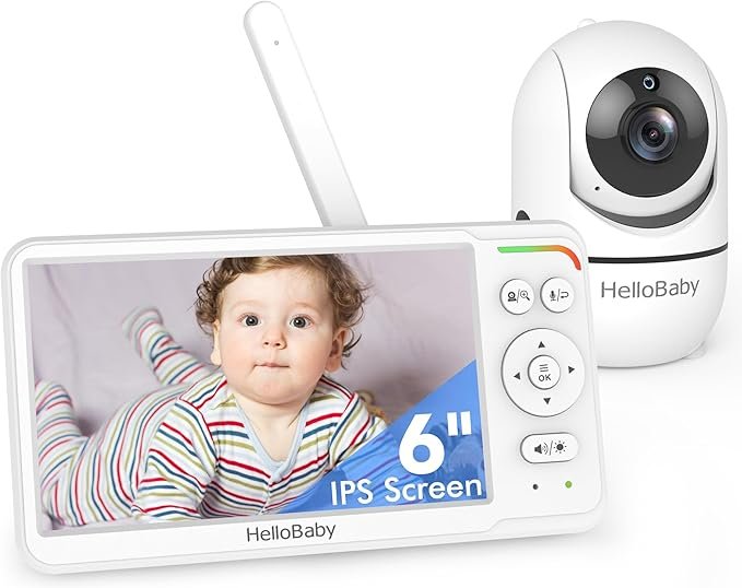 HelloBaby Baby Monitor 6" World First IPS