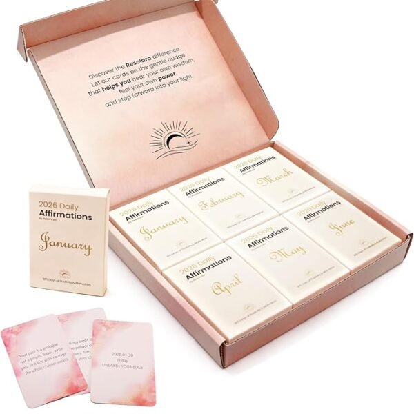 2026 Daily Affirmation Cards for Women